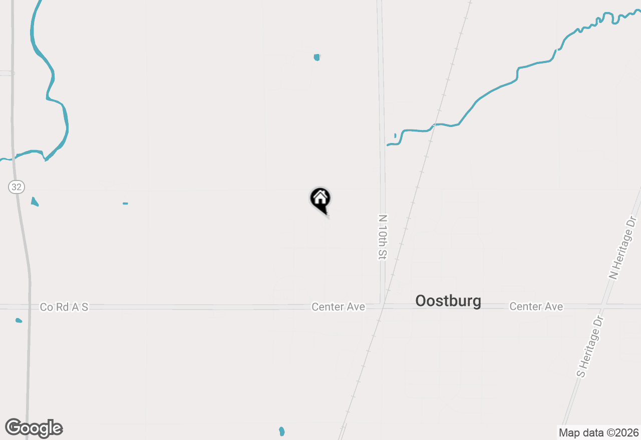 Map of 526 N 12th St, Oostburg, WI 53070