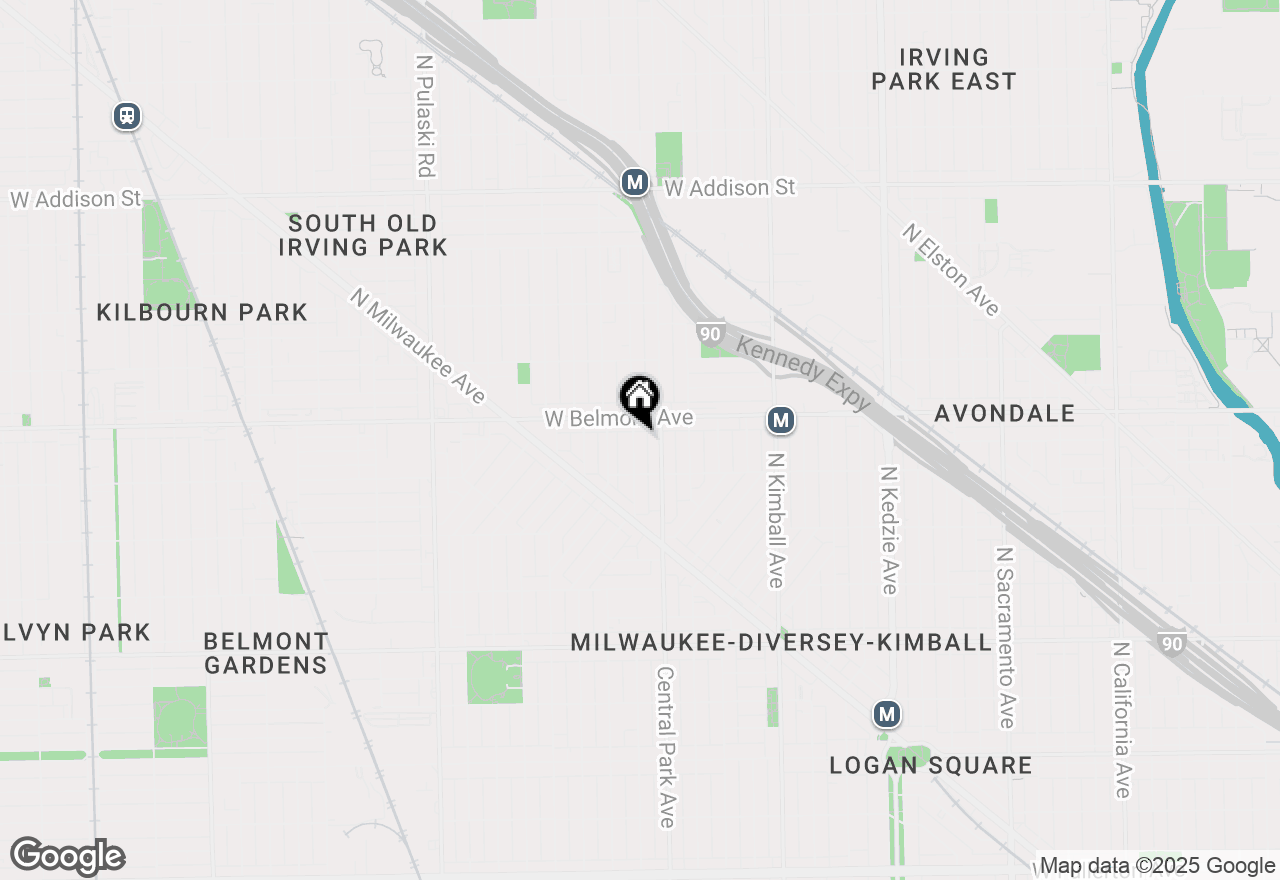 Map of 3137 N Monticello Avenue, Chicago, IL 60618