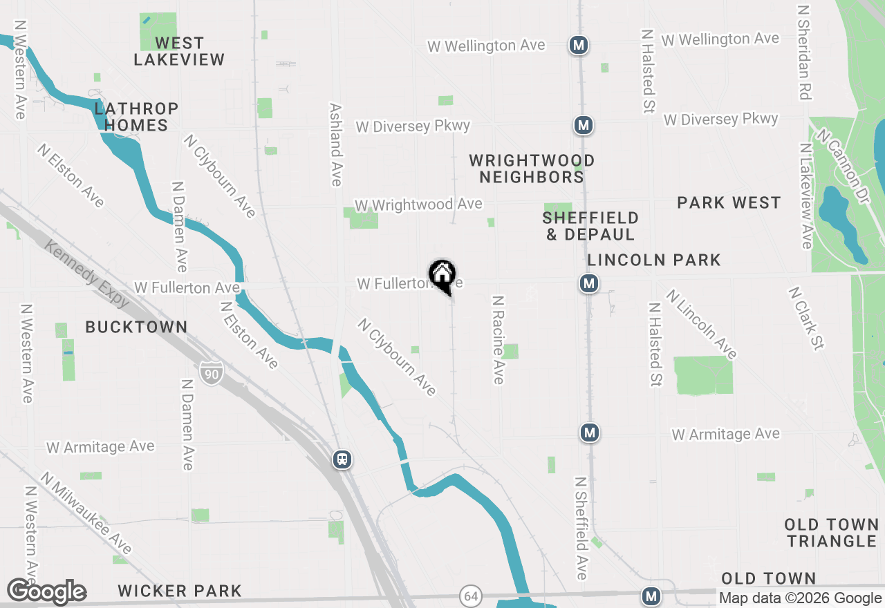 Map of 2335 N Wayne Avenue, Chicago, IL 60614