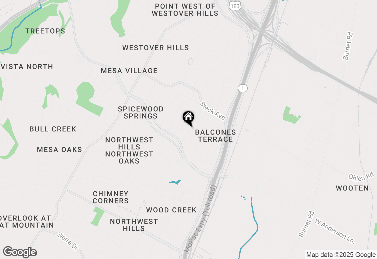 Map of 8102 Baywood Dr #A, Austin, TX 78759