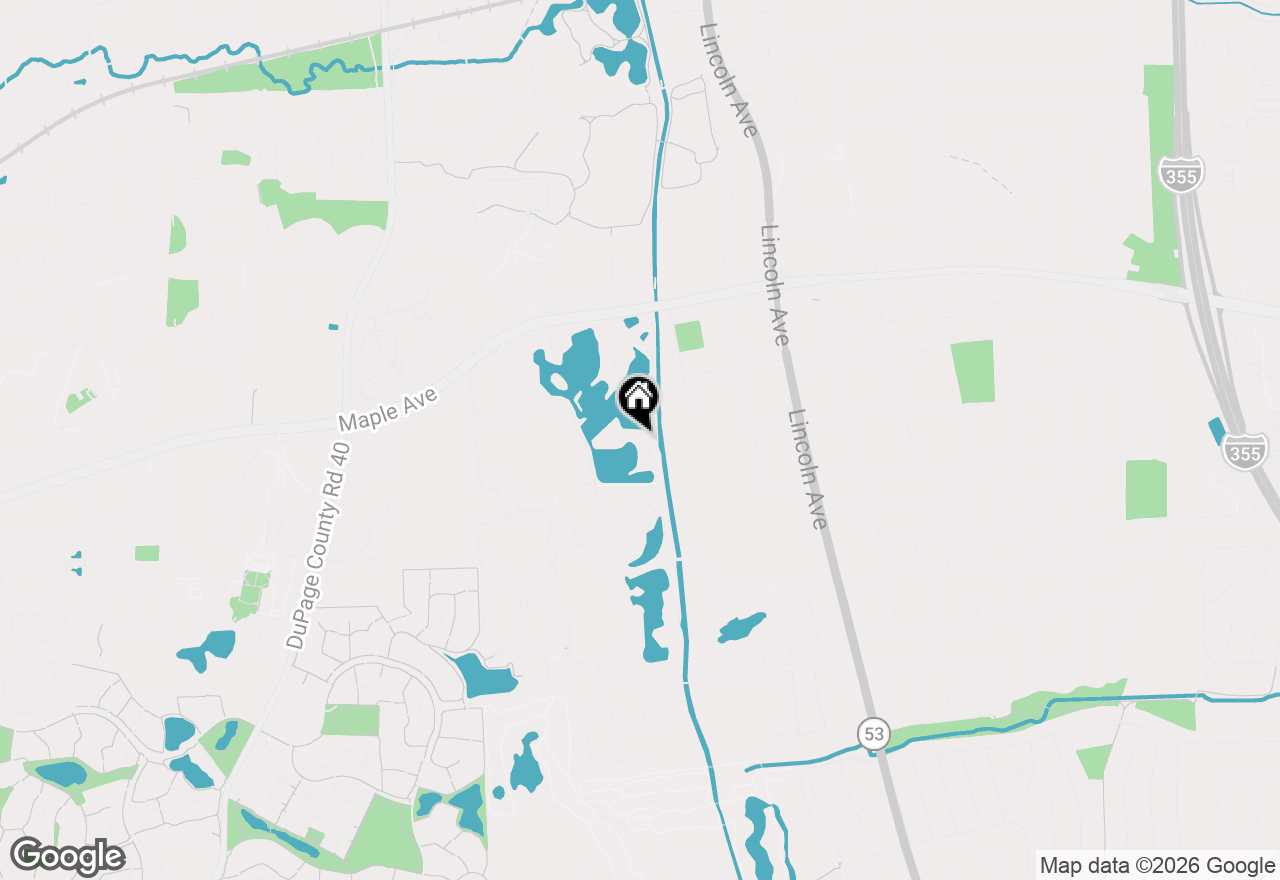 Map of 5539 East Lake Drive #F, Lisle, IL 60532