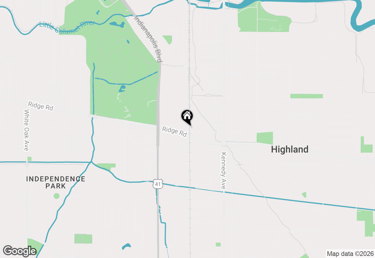 Map of 2549 Highway Avenue, Highland, IN 46322