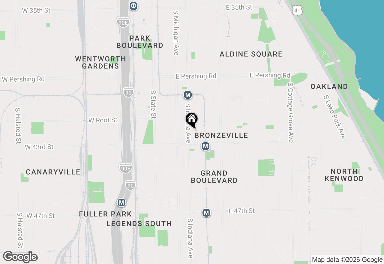 Map of (Address confidential), Chicago, Illinois 60653