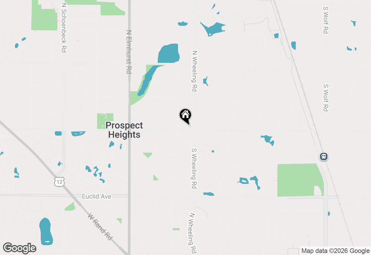 Map of 304 E Camp Mcdonald Road, Prospect Heights, IL 60070