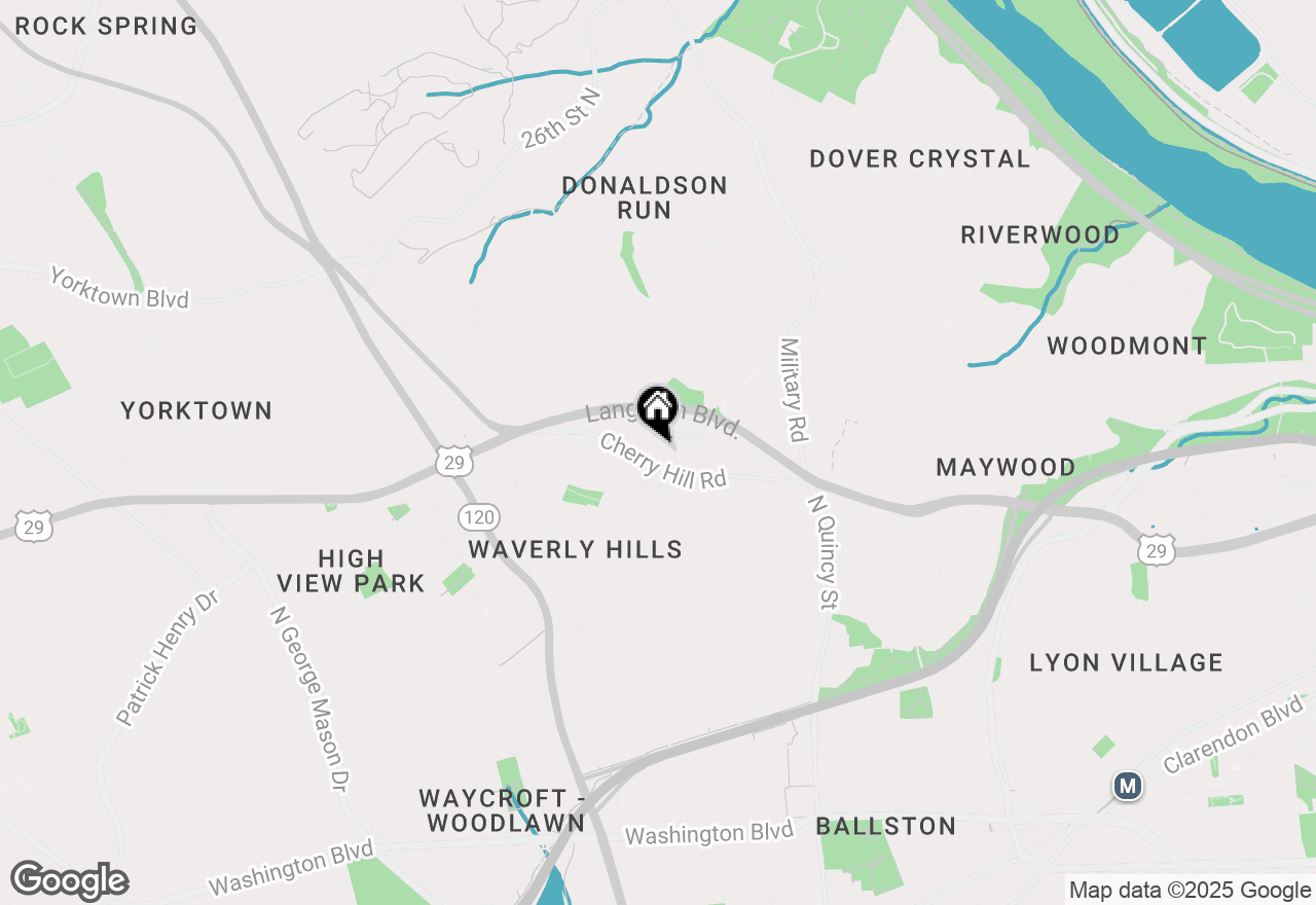 Map of 4343 Cherry Hill Road #201, Arlington, VA 22207