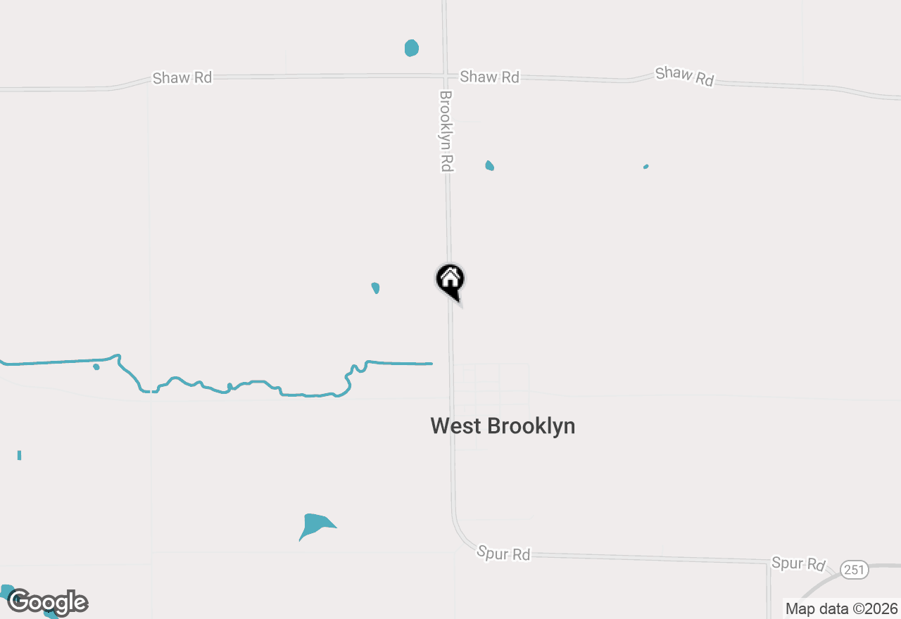 Map of 764 Brooklyn Road, West Brooklyn, IL 61378