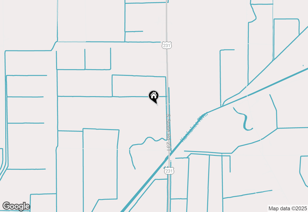 Map of 1158 S State Rd 231, Hebron, IN 46341
