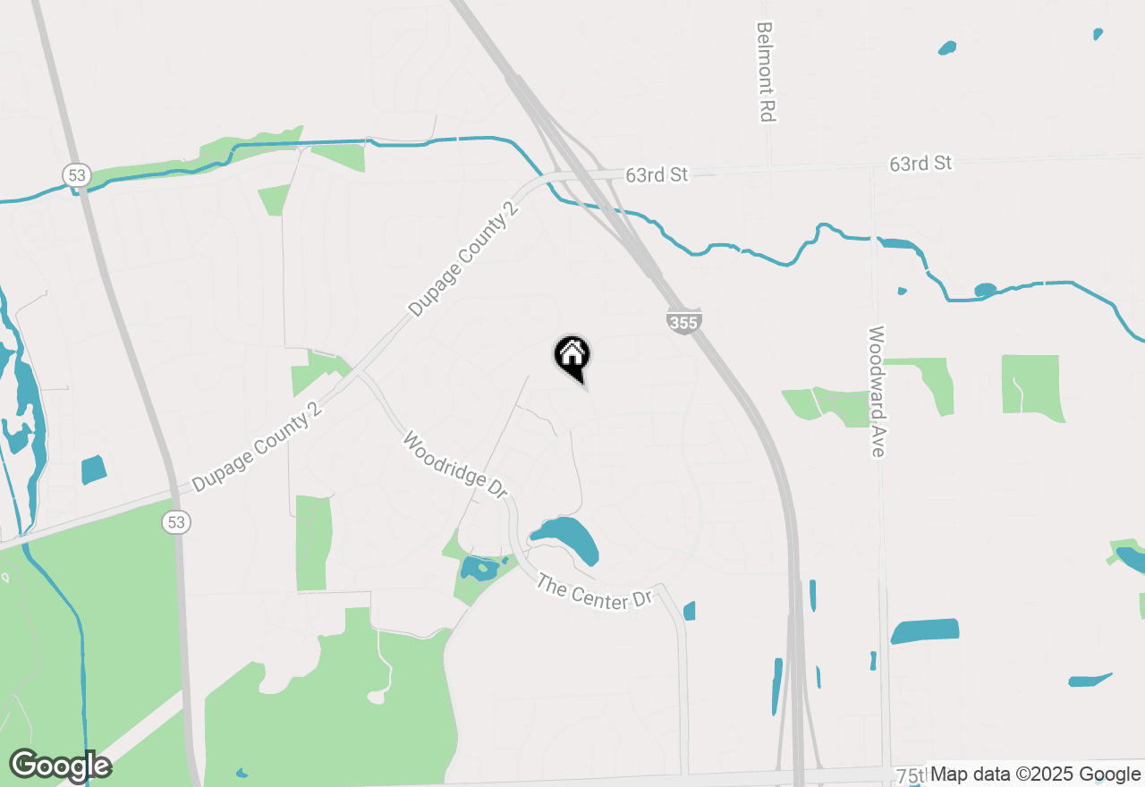 Map of 2509 Yellow Star Street, Woodridge, IL 60517