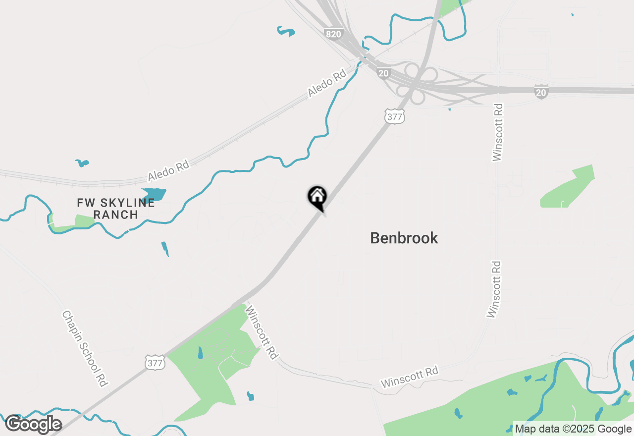 Map of 9027 Highway 377 S, Benbrook, TX 76126