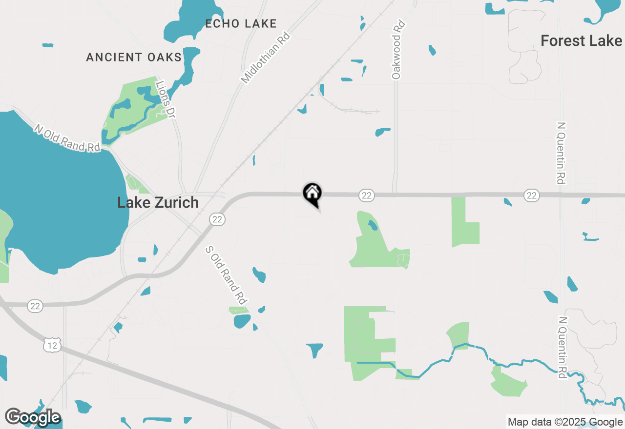 Map of 530 Ramblewood Court, Lake Zurich, IL 60047