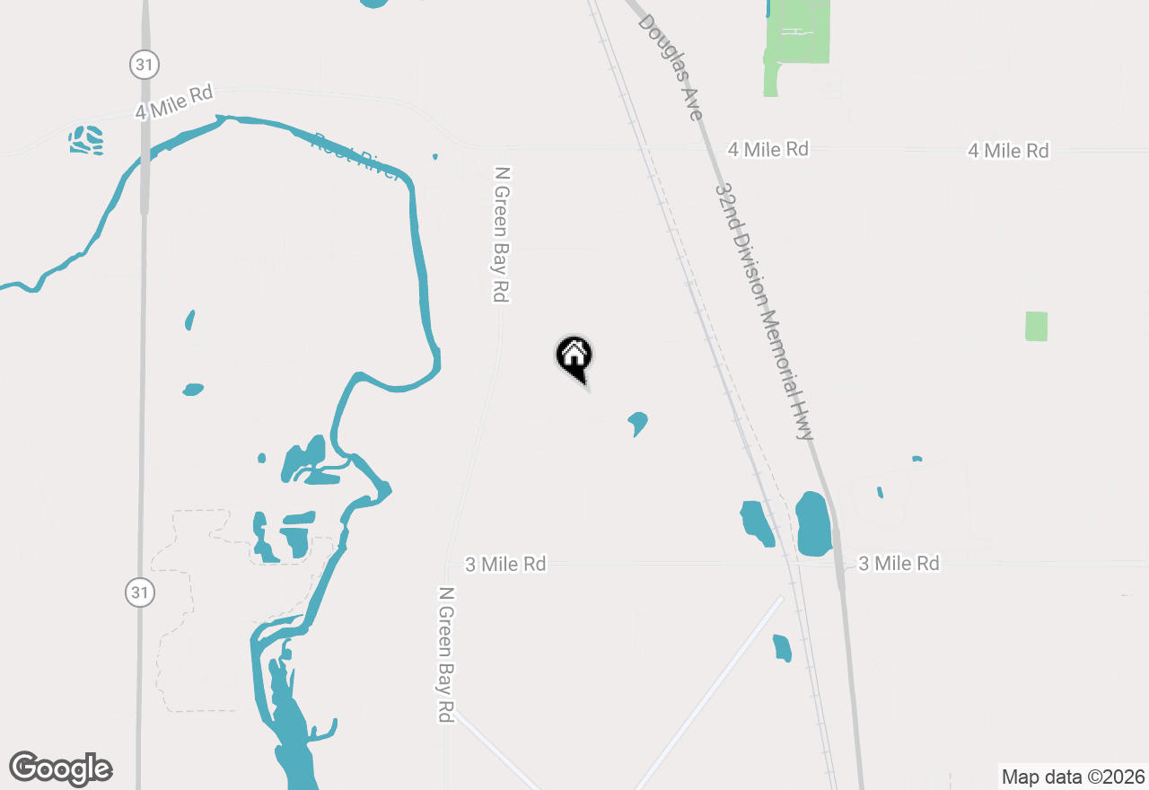Map of 4410 Goleys Ln, Racine, WI 53404