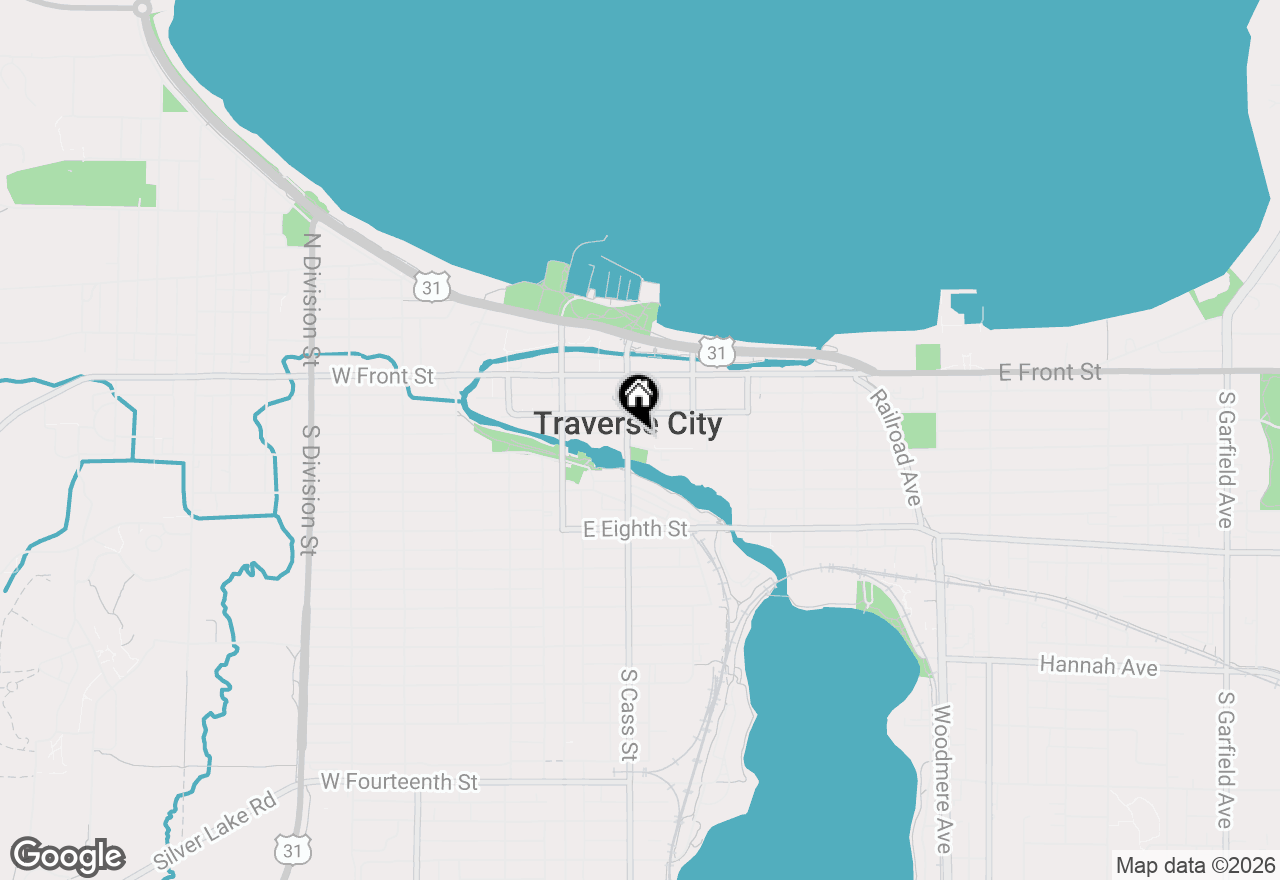 Map of 215 Washington Street #3F, Traverse City, MI 49684