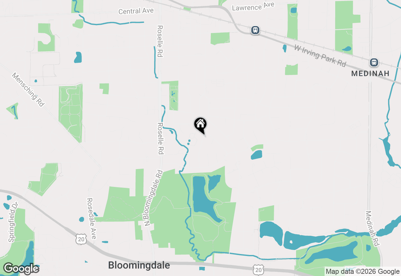 Map of 712 Spring Street, Roselle, IL 60172
