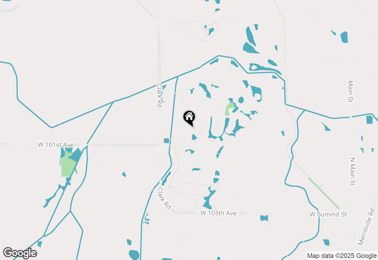 Map of 1256 White Hawk Drive, Crown Point, IN 46307