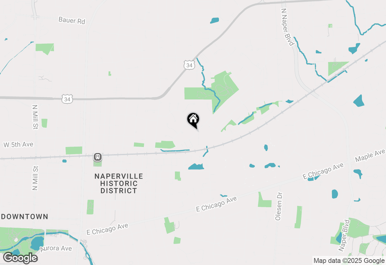 Map of 581 Plank Road, Naperville, IL 60563