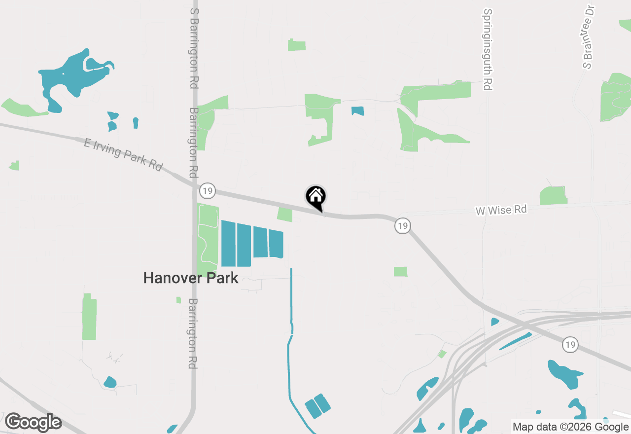 Map of (Address confidential), Hanover Park, Illinois 60133