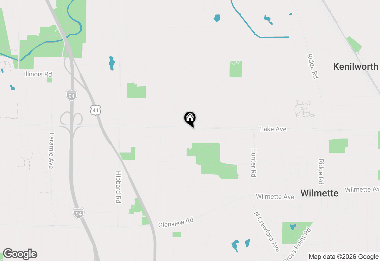 Map of 2645 Lake Avenue, Wilmette, IL 60091