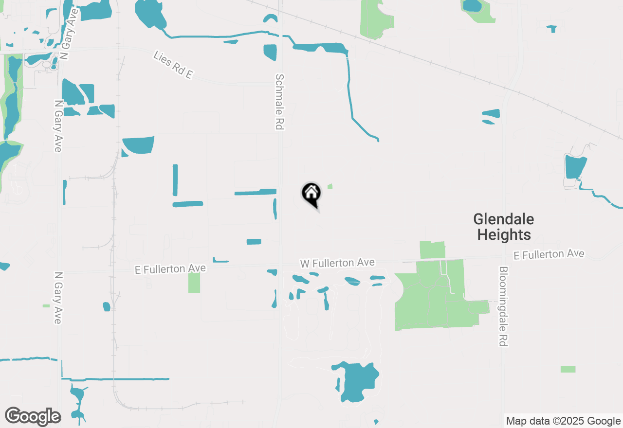 Map of 1691 Berkshire Street, Glendale Heights, IL 60139