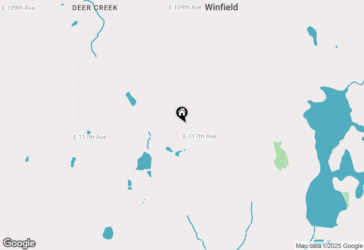 Map of 7446 E 116th Place, Winfield, IN 46307