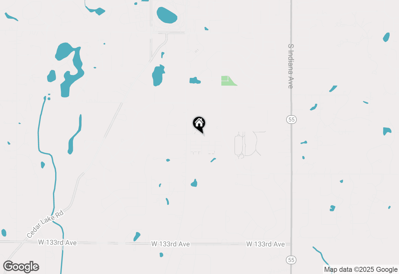 Map of 255 Nomo Place, Crown Point, IN 46307