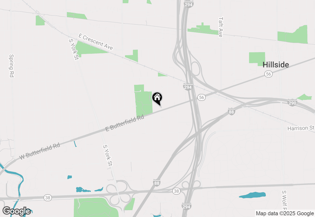 Map of 877 S Cedar Avenue, Elmhurst, IL 60126