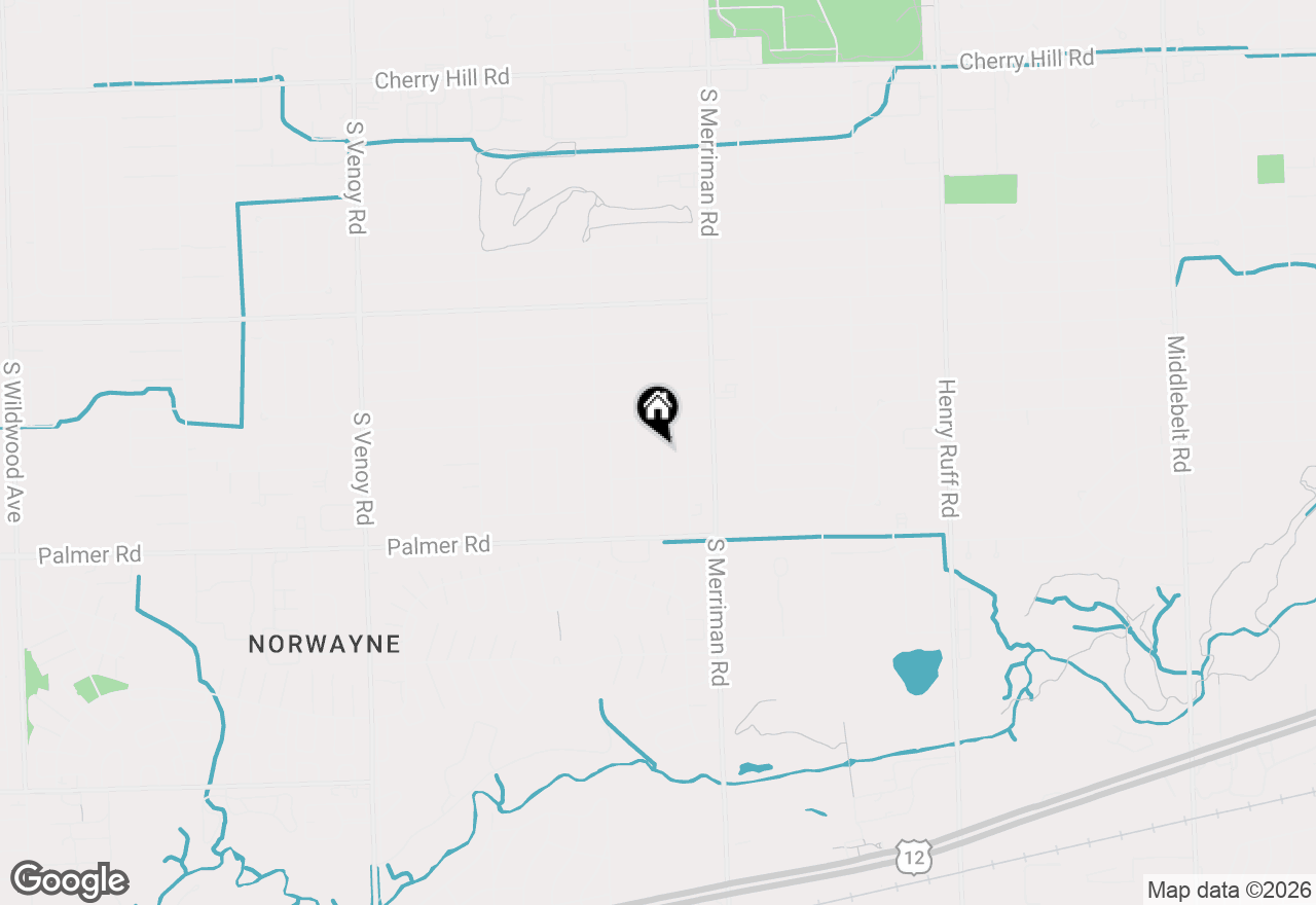 Map of 1470 Elias Street, Westland, MI 48186