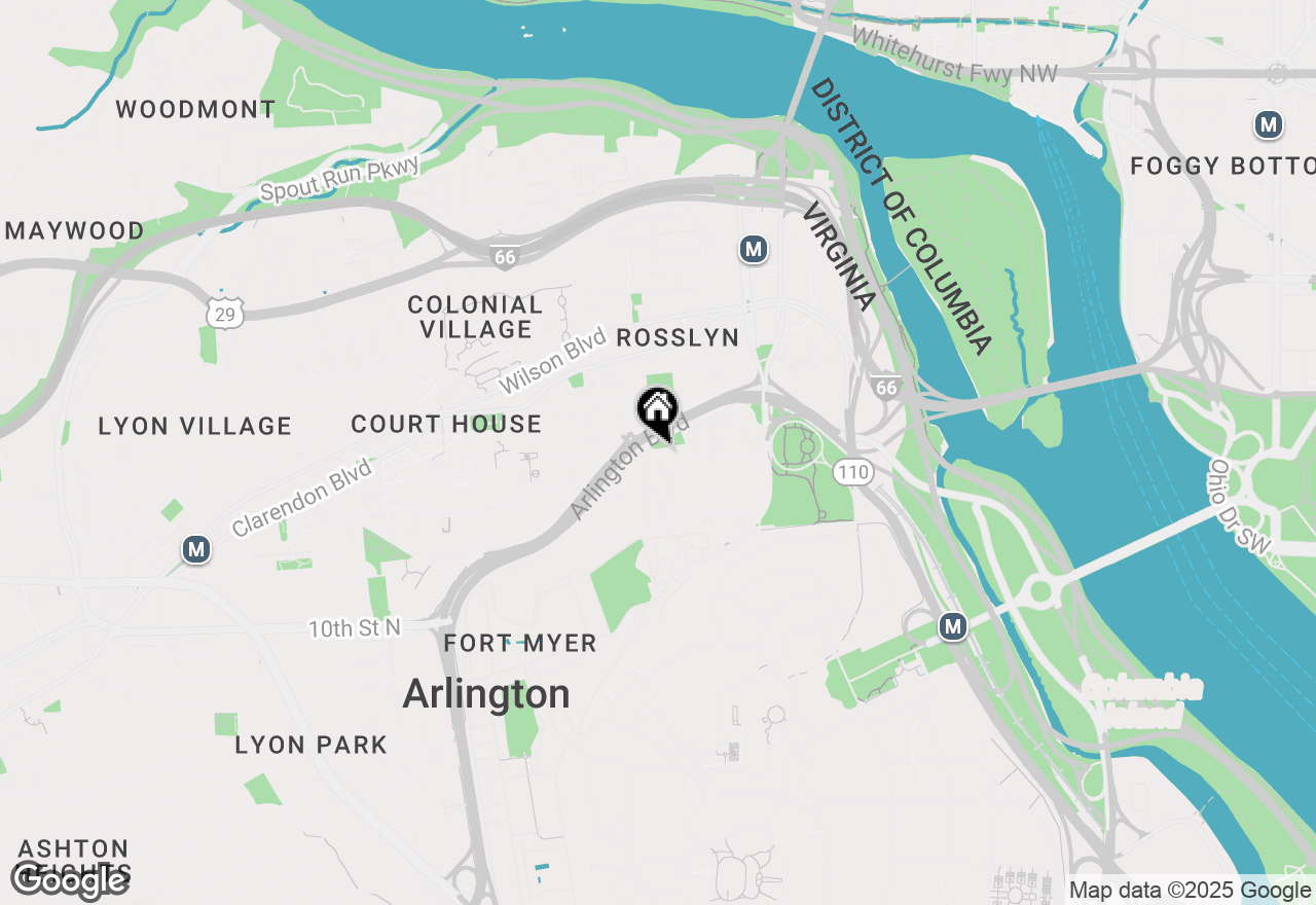 Map of 1336 N Ode Street #5, Arlington, VA 22209