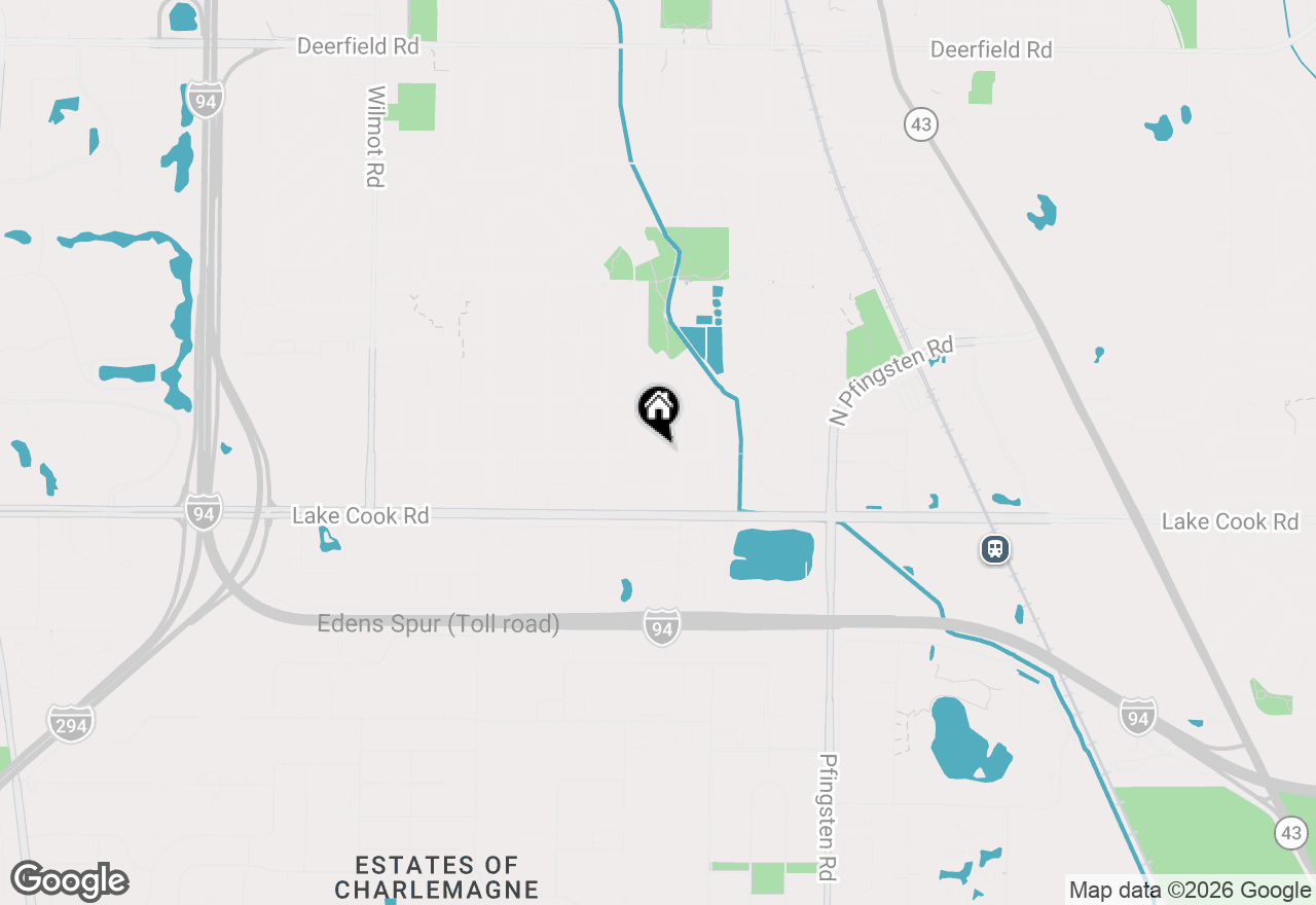 Map of 1118 Gordon Terrace, Deerfield, IL 60015