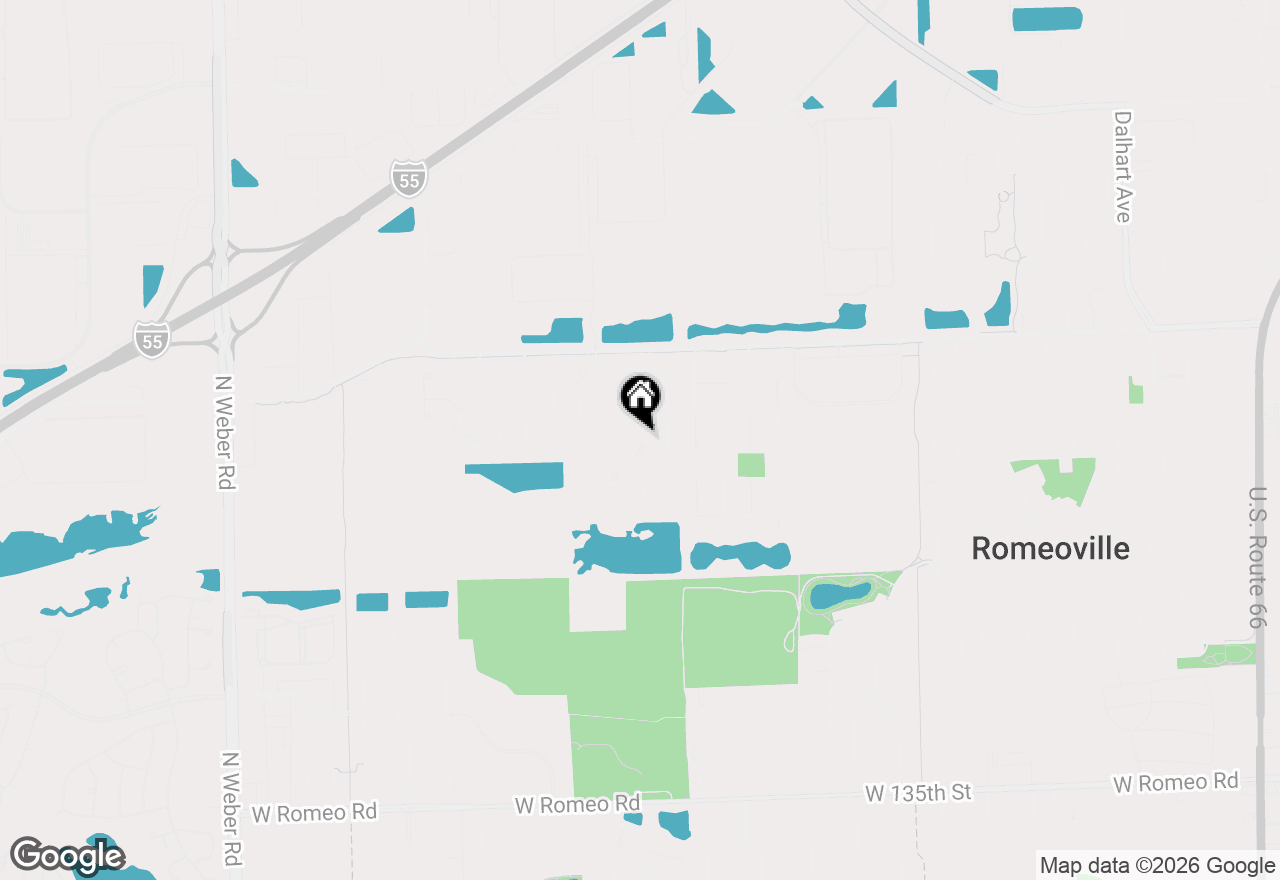 Map of 625 Coneflower Court, Romeoville, IL 60446
