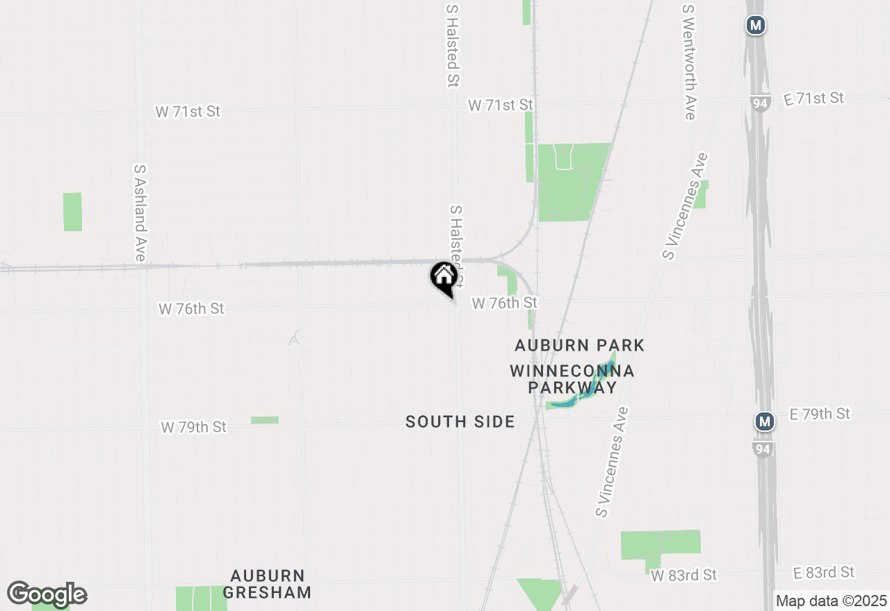 Map of 815 W 76th Street, Chicago, IL 60620