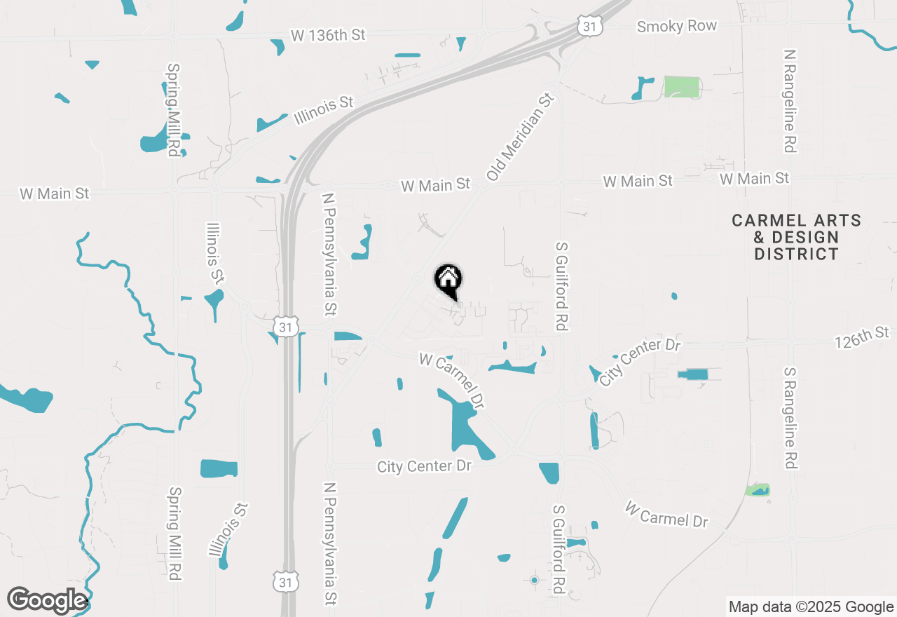 Map of 1111 Cavendish Drive, Carmel, IN 46032