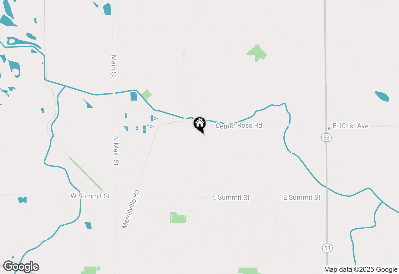 Map of 1343 Prairie Drive, Crown Point, IN 46307
