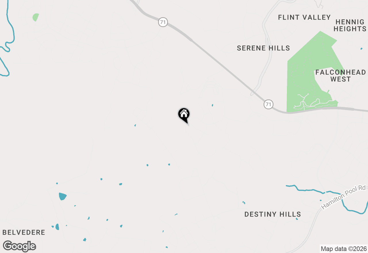 Map of 6204 Madrone Tree Ln, Austin, TX 78738