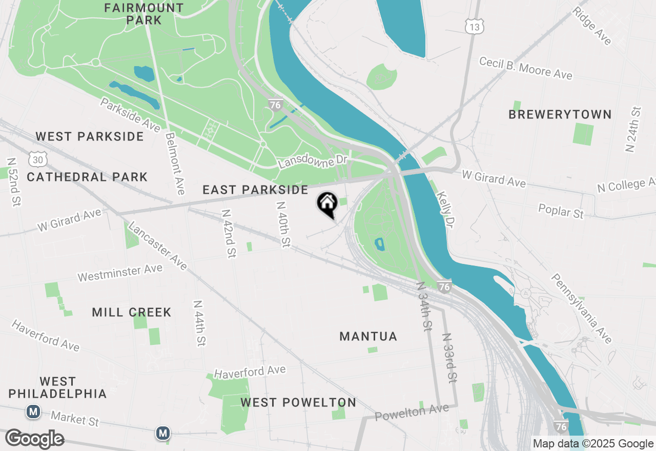 Map of 3830 Pennsgrove Street, Philadelphia, PA 19104