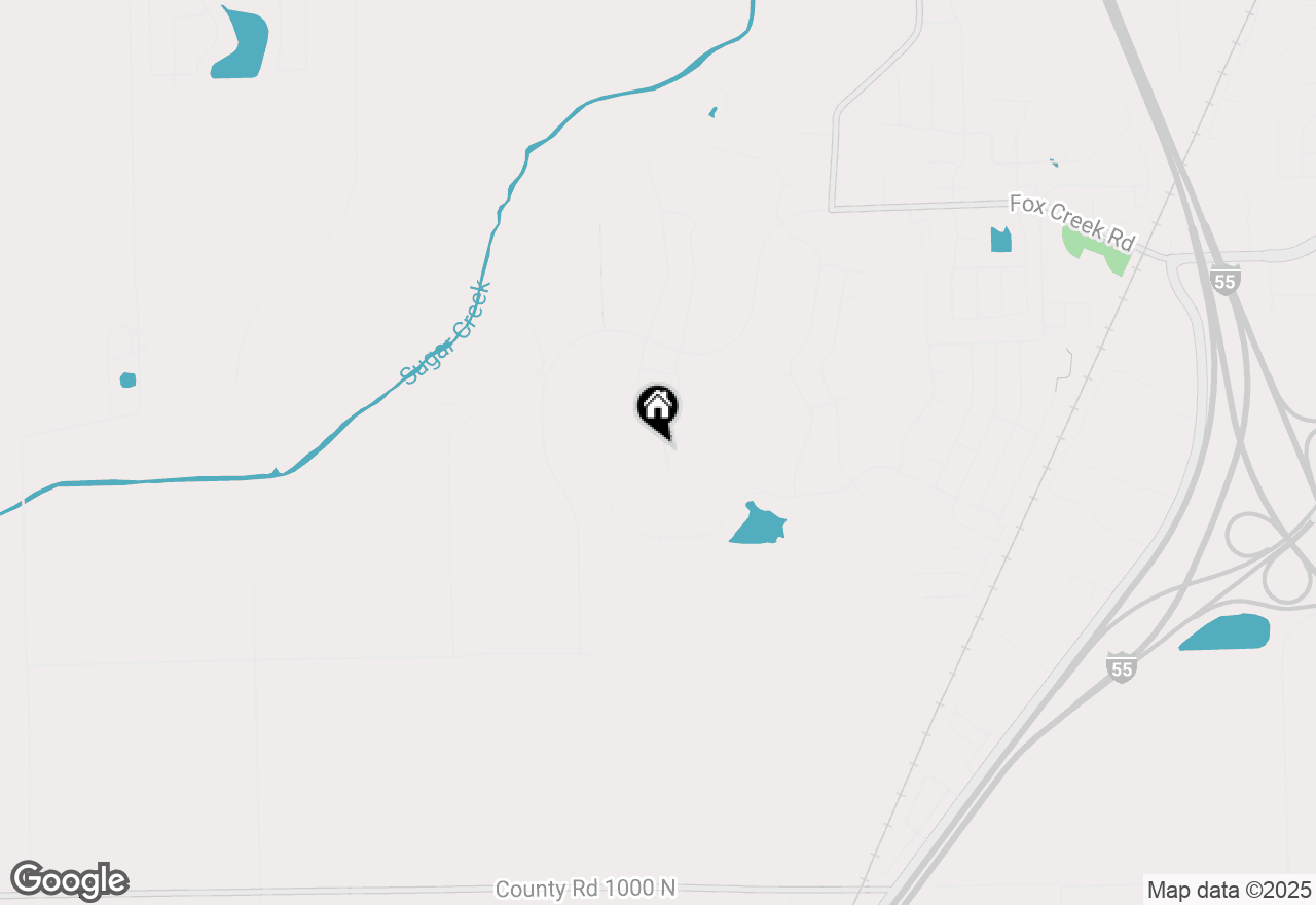 Map of 23 Knollbrook Court, Bloomington, IL 61705