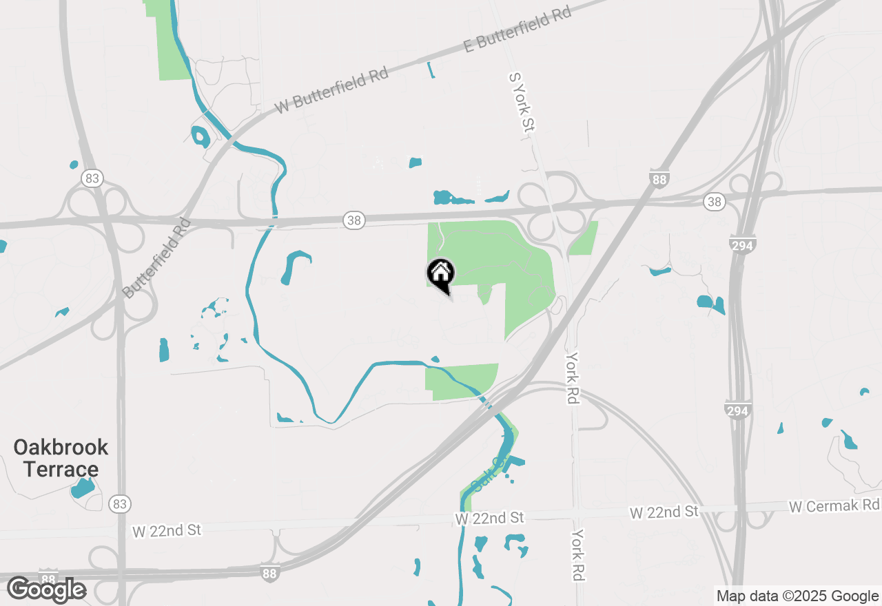 Map of 24 Yorkshire Woods, Oak Brook, IL 60523