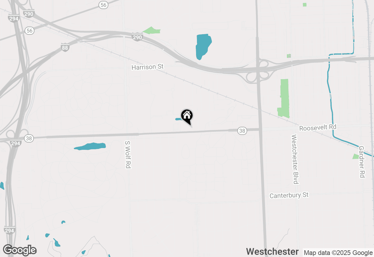 Map of 4418 Roosevelt Road, Hillside, IL 60162