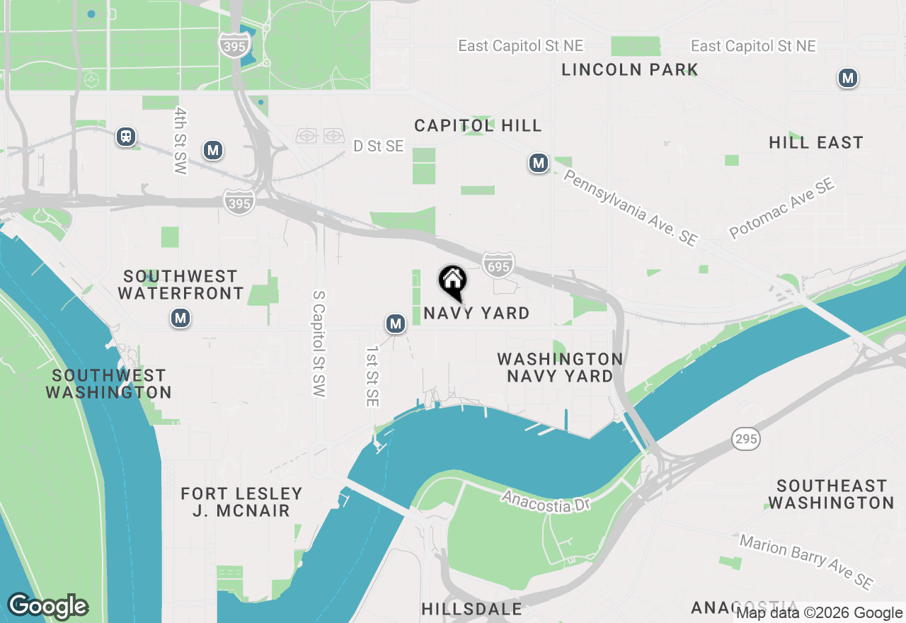 Map of 353 L Street Se, Washington, DC 20003