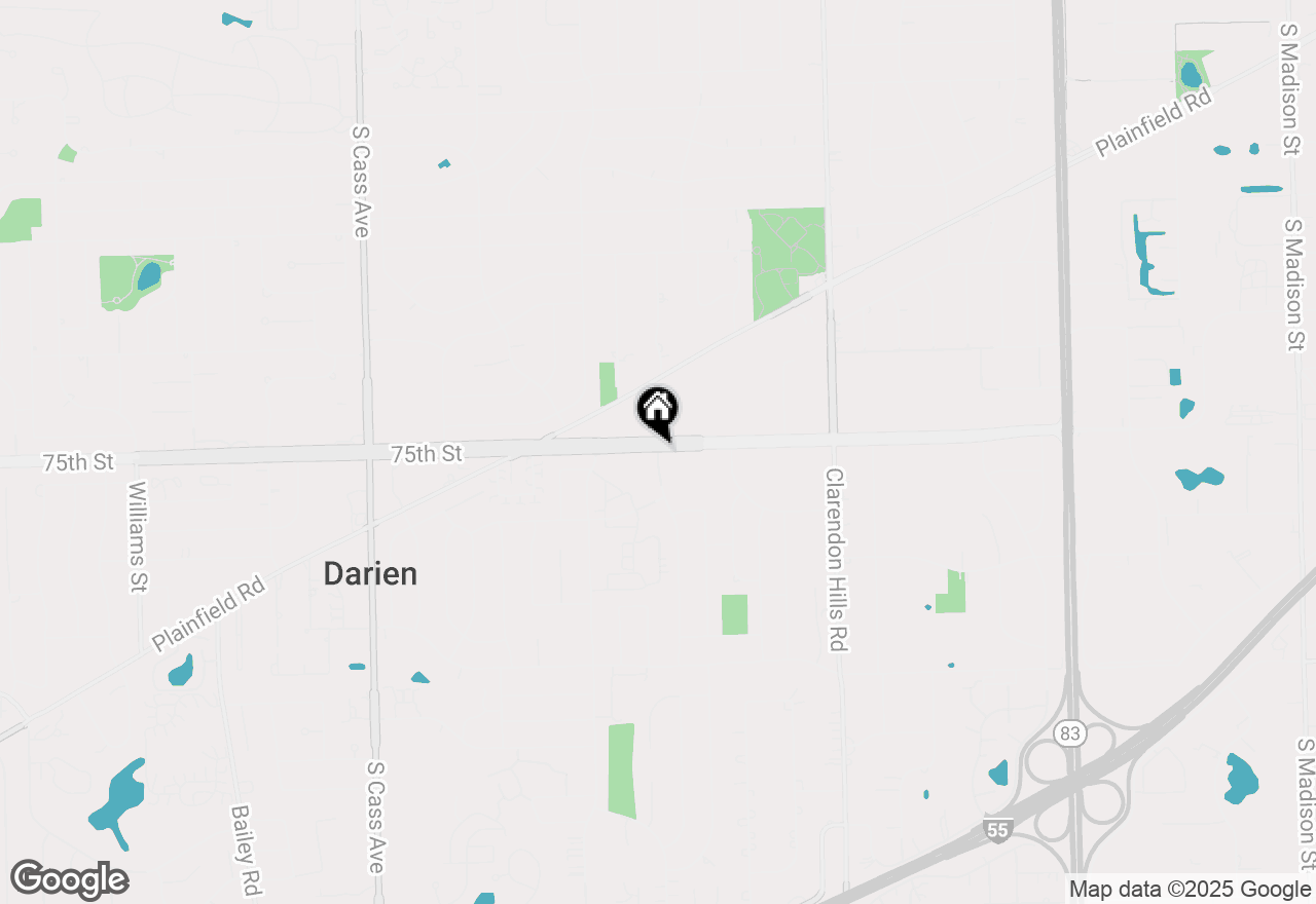 Map of 7502 Farmingdale Drive #206, Darien, IL 60561