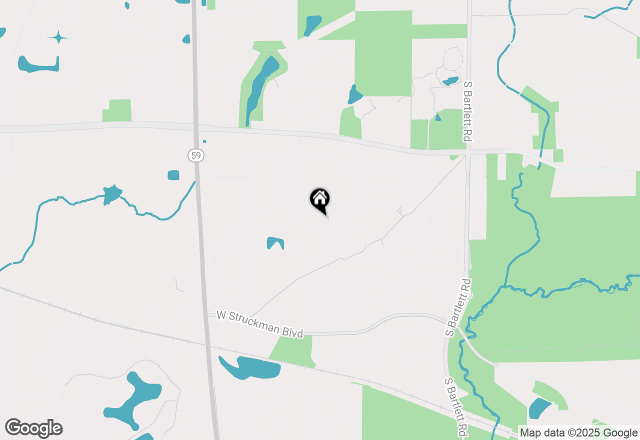 Map of 1046 Martingale Drive, Bartlett, IL 60103