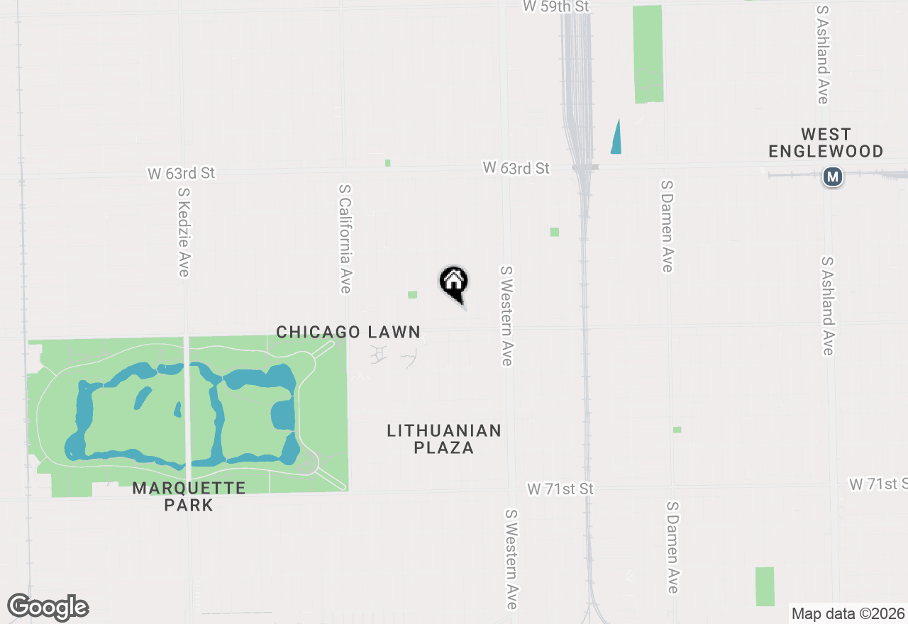 Map of 6635 S Maplewood Avenue #2, Chicago, IL 60629
