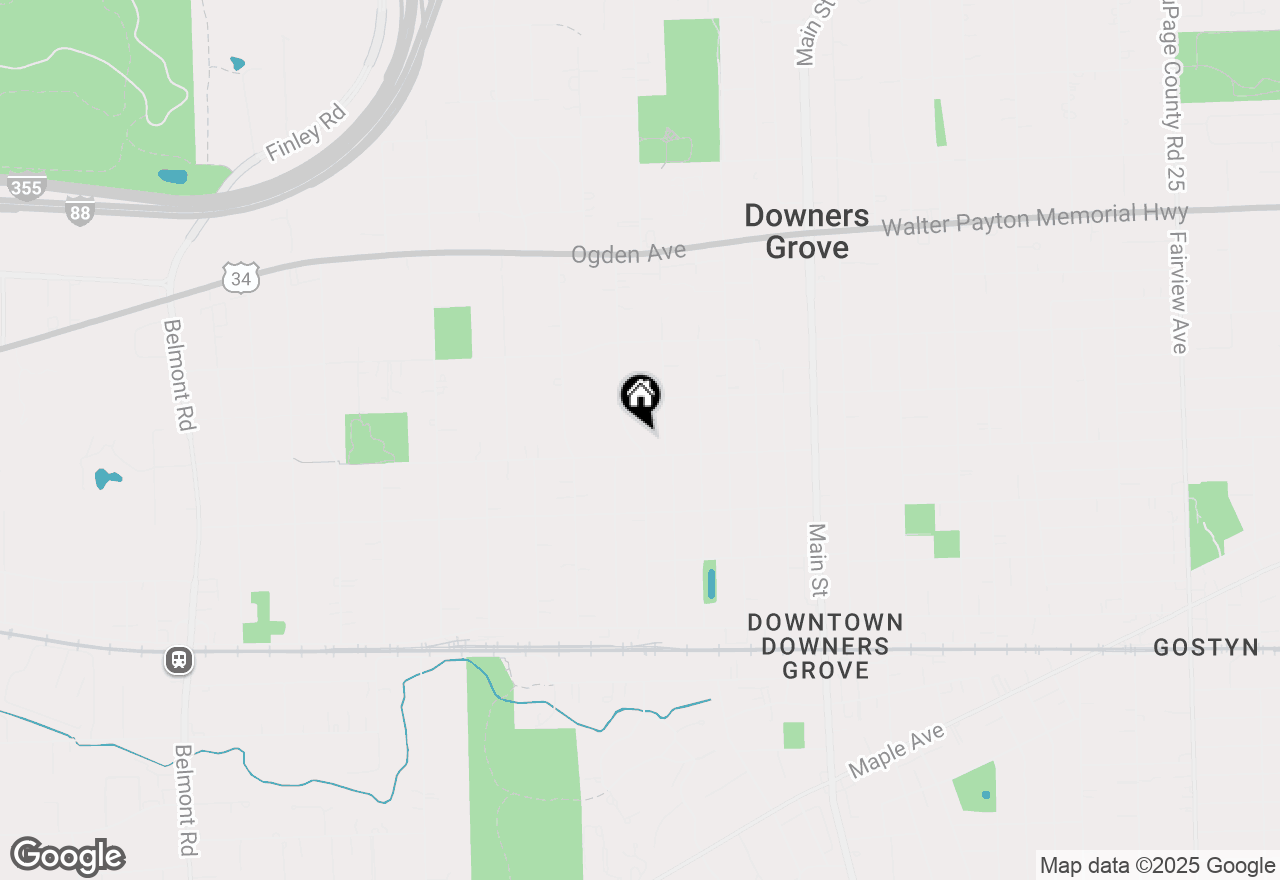 Map of 4633 Oakwood Avenue, Downers Grove, IL 60515