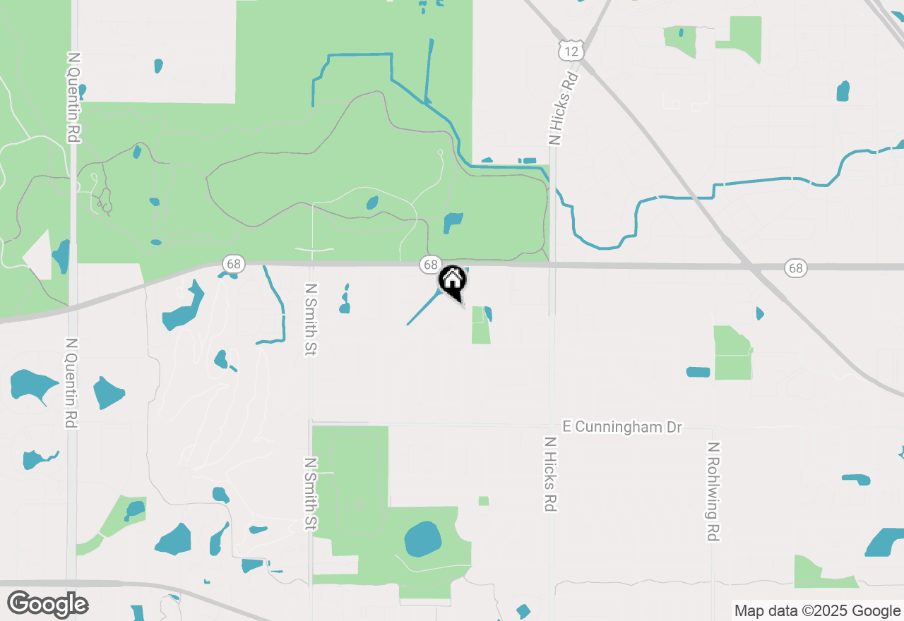 Map of 111 E Garden Avenue, Palatine, IL 60067