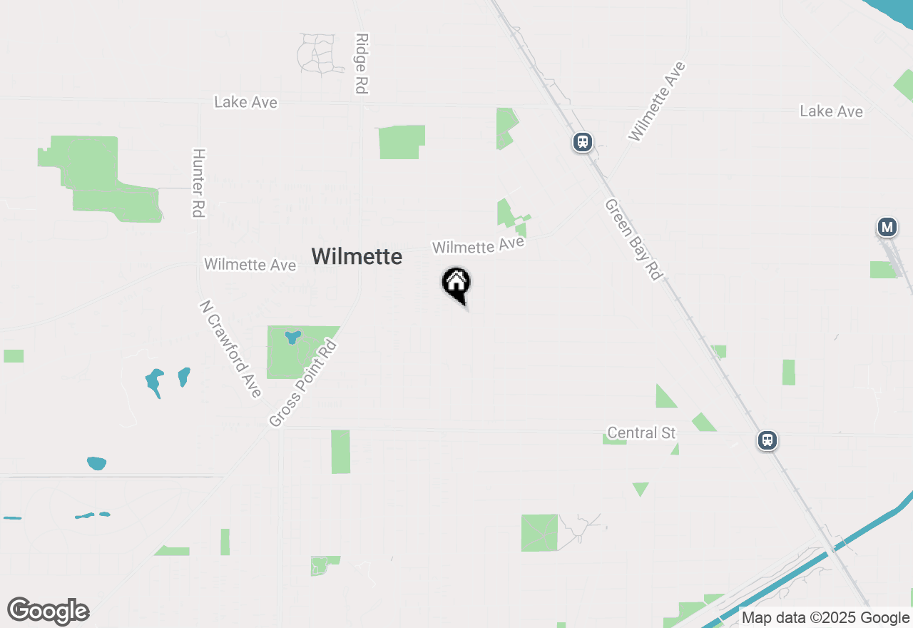 Map of 115 16th Street, Wilmette, IL 60091