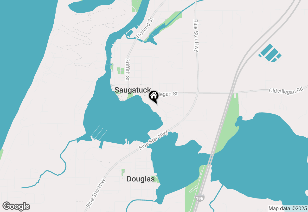 Map of 645 Lake Street, Saugatuck, MI 49453