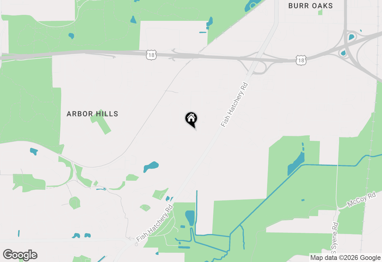 Map of 2032 Post Road, Madison, WI 53713