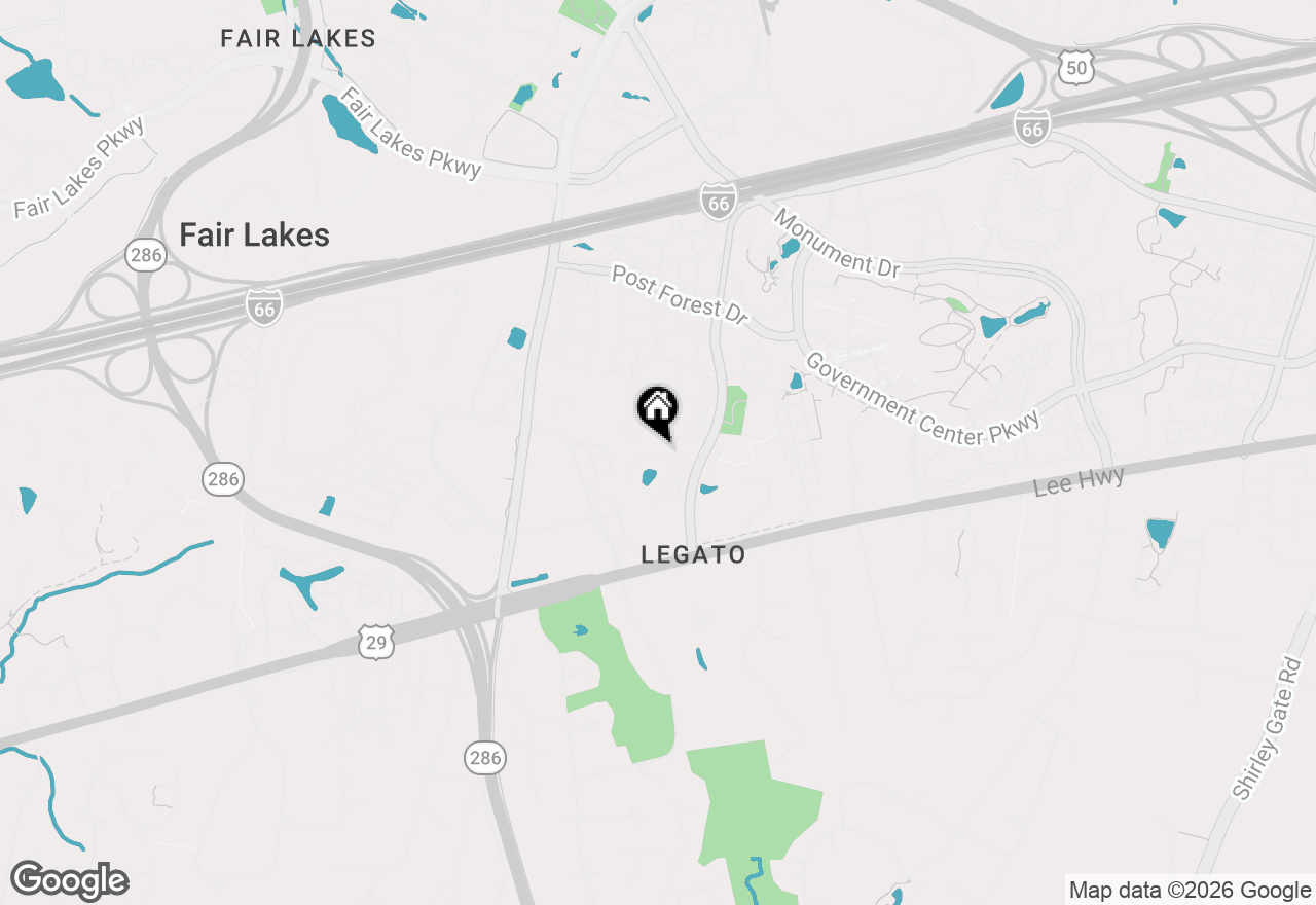 Map of 4631 Carisbrooke Lane, Fairfax, VA 22030