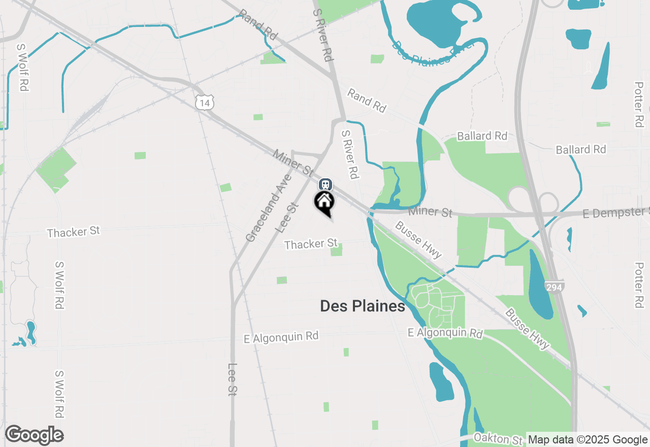 Map of 815 Pearson Street #10, Des Plaines, IL 60016