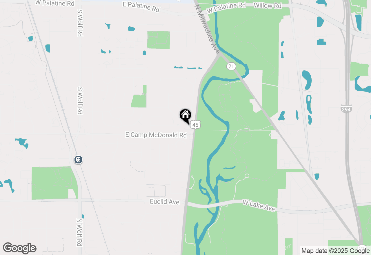 Map of 1520 N River West Court #3B, Mount Prospect, IL 60056