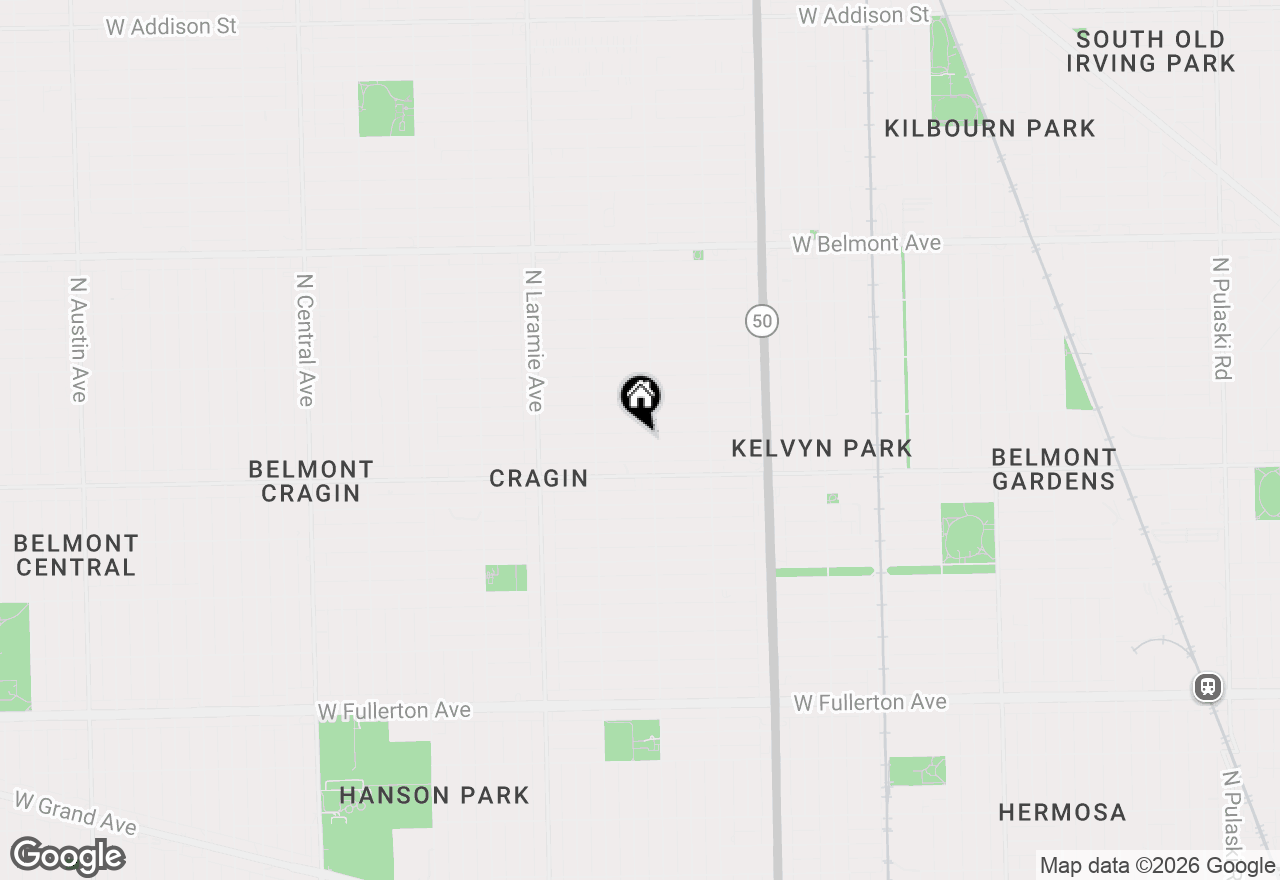 Map of 5010 W Wolfram Street, Chicago, IL 60641